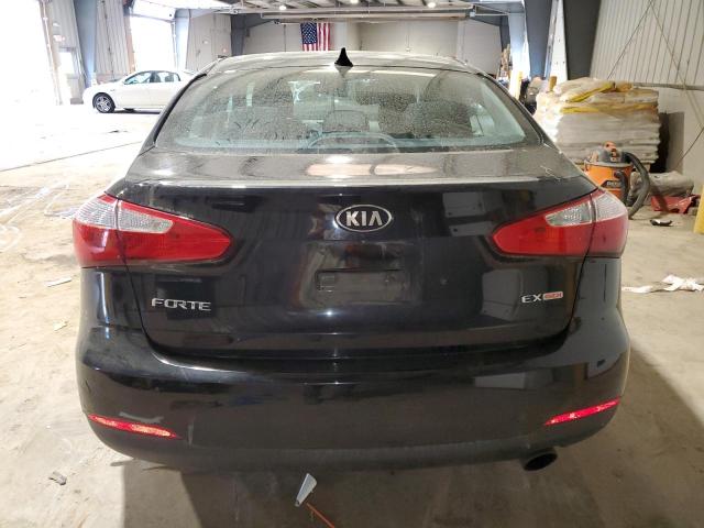 KNAFX4A87E5089705 - 2014 KIA FORTE EX BLACK photo 6