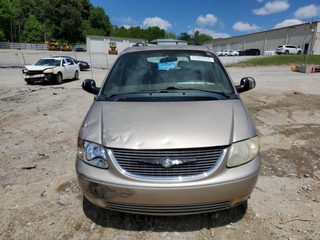 2C4GP54332R594300 - 2002 CHRYSLER TOWN & COU LXI GOLD photo 5