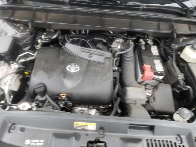 5TDGZRBH5NS580121 - 2022 TOYOTA HIGHLANDER XLE ნაცრისფერი ფოტო 11