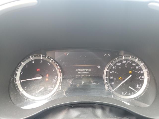 5TDGZRBH5NS580121 - 2022 TOYOTA HIGHLANDER XLE ნაცრისფერი ფოტო 9