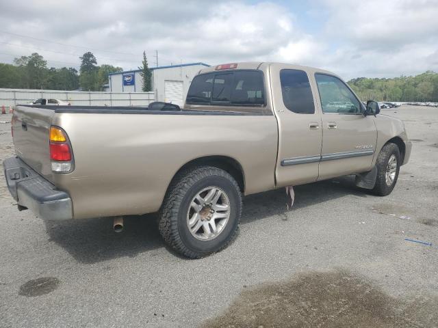 5TBRN34183S355845 - 2003 TOYOTA TUNDRA ACCESS CAB SR5 GOLD photo 3
