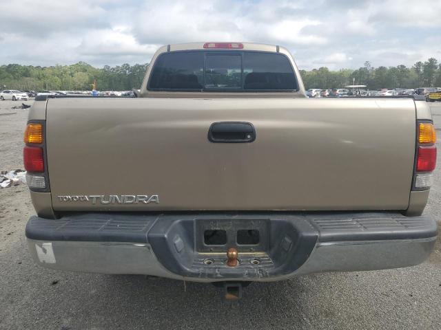 5TBRN34183S355845 - 2003 TOYOTA TUNDRA ACCESS CAB SR5 GOLD photo 6