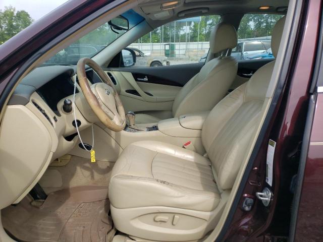 JN1AJ0HR6BM851268 - 2011 INFINITI EX35 BASE ბურგუნდია ფოტო 7