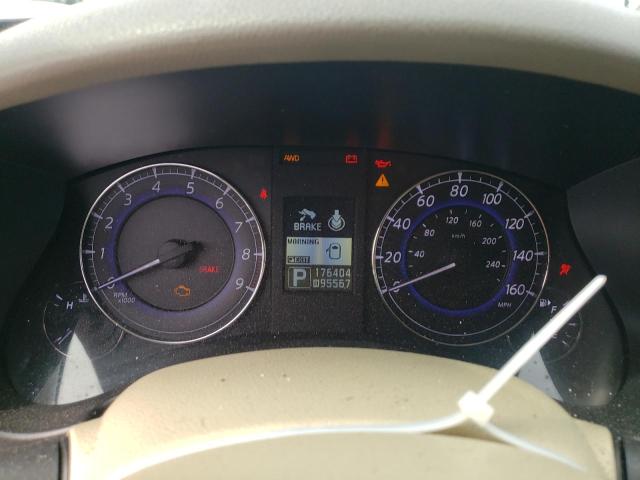 JN1AJ0HR6BM851268 - 2011 INFINITI EX35 BASE ბურგუნდია ფოტო 9