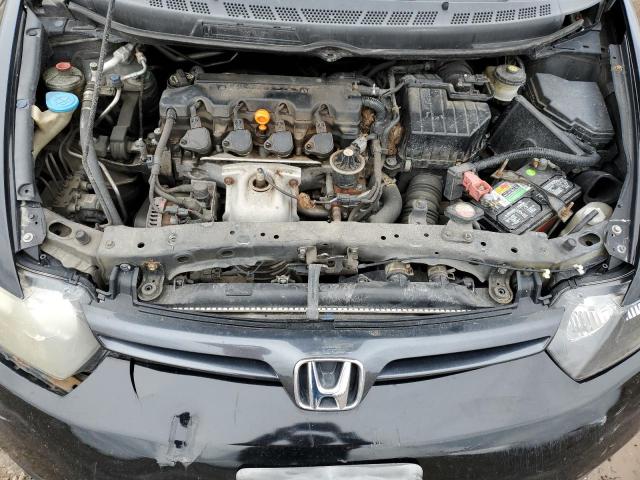 2HGFG12806H548276 - 2006 HONDA CIVIC EX BLACK photo 11