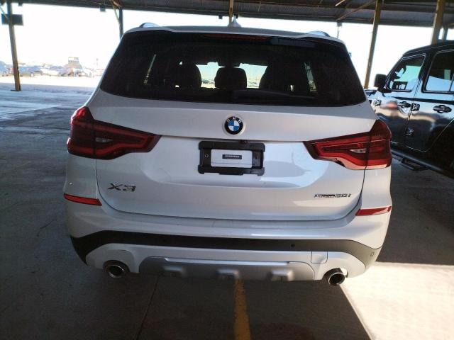 5UXTY3C07M9H20689 - 2021 BMW X3 SDRIVE30I Weiß Foto 6