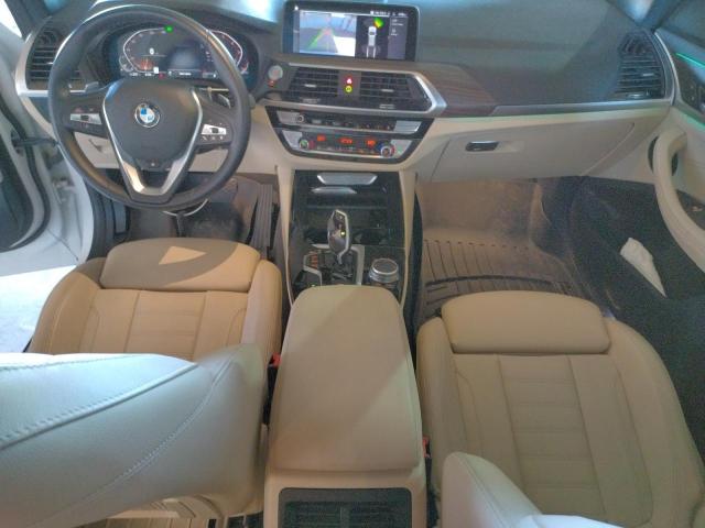 5UXTY3C07M9H20689 - 2021 BMW X3 SDRIVE30I Weiß Foto 8