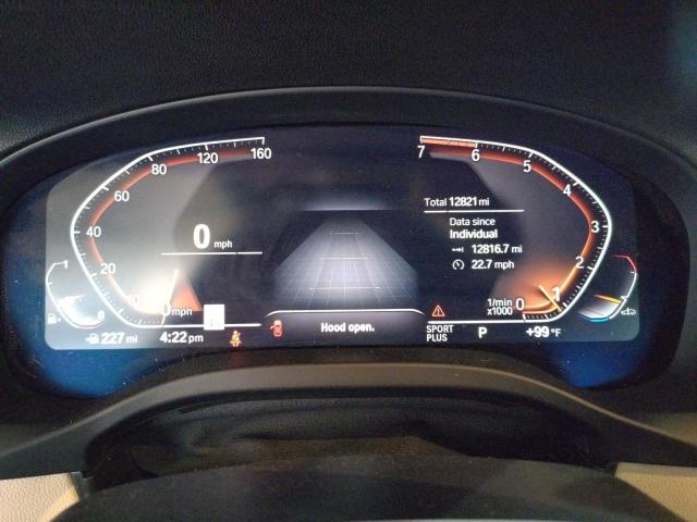 5UXTY3C07M9H20689 - 2021 BMW X3 SDRIVE30I Weiß Foto 9