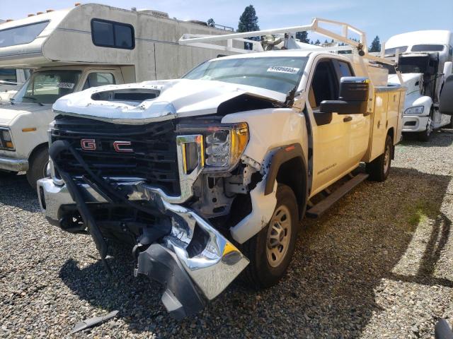 1GD58PE7XNF162005 - 2022 GMC SIERRA C3500 WHITE photo 1