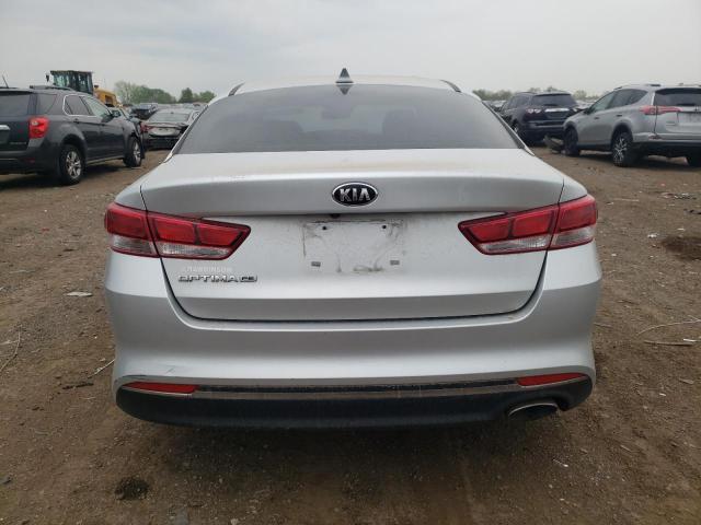 5XXGT4L30HG161672 - 2017 KIA OPTIMA LX SILVER photo 6