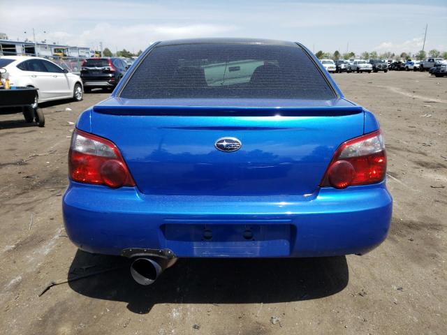 JF1GD70605L507122 - 2005 SUBARU IMPREZA WRX STI BLUE photo 6