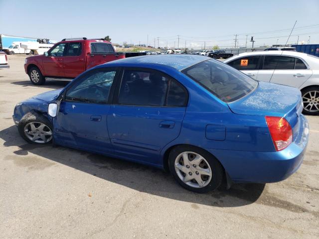 KMHDN46DX4U836803 - 2004 HYUNDAI ELANTRA 4D GLS BLUE photo 2