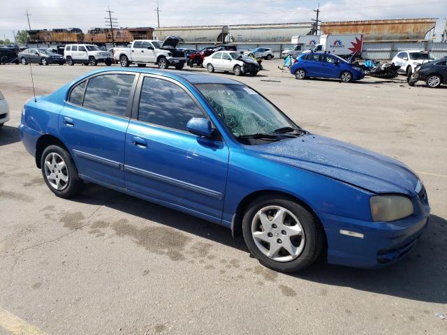 KMHDN46DX4U836803 - 2004 HYUNDAI ELANTRA 4D GLS BLUE photo 4