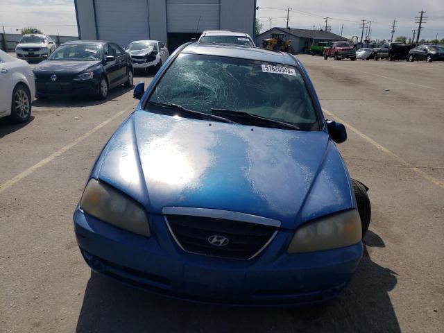 KMHDN46DX4U836803 - 2004 HYUNDAI ELANTRA 4D GLS BLUE photo 5