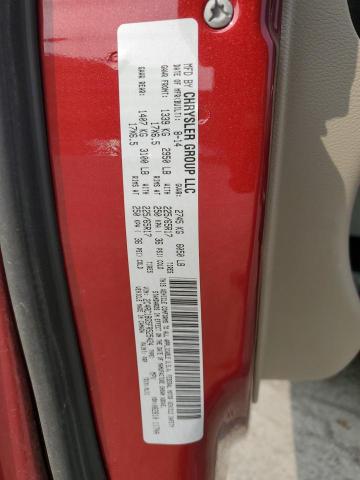 2C4RC1BG5FR525424 - 2015 CHRYSLER TOWN & COU TOURING 勃艮第红 照片 13