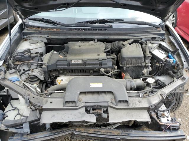 KMHDU46D18U489578 - 2008 HYUNDAI ELANTRA GLS SILVER photo 11