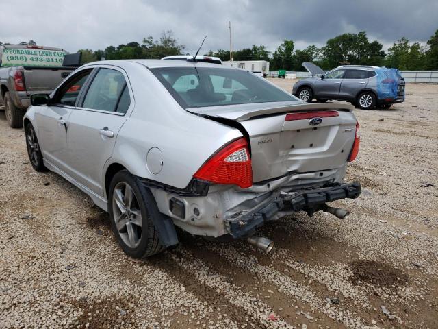 3FAHP0KC2AR107046 - 2010 FORD FUSION SPORT SILVER photo 2