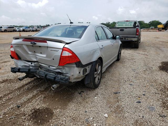 3FAHP0KC2AR107046 - 2010 FORD FUSION SPORT SILVER photo 3