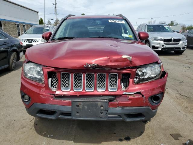 1C4NJDEBXED507265 - 2014 JEEP COMPASS LATITUDE RED photo 5