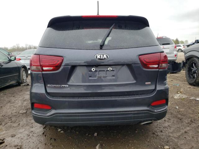 5XYPG4A35KG522758 - 2019 KIA SORENTO L GRAY photo 6