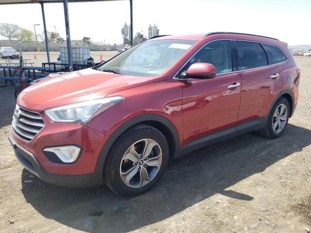 KM8SM4HF9EU042062 - 2014 HYUNDAI SANTA FE GLS RED photo 1