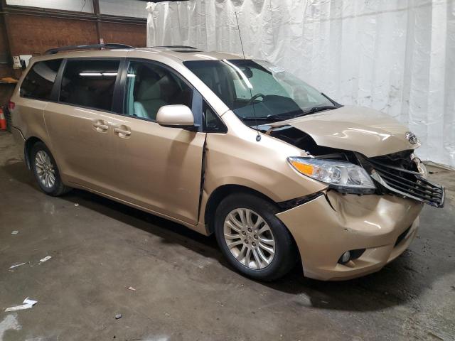 5TDYK3DC5BS064070 - 2011 TOYOTA SIENNA XLE BEIGE photo 4