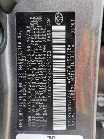 4T1G11AK6RU218253 - 2024 TOYOTA CAMRY SE NIGHT SHADE GRAY photo 13