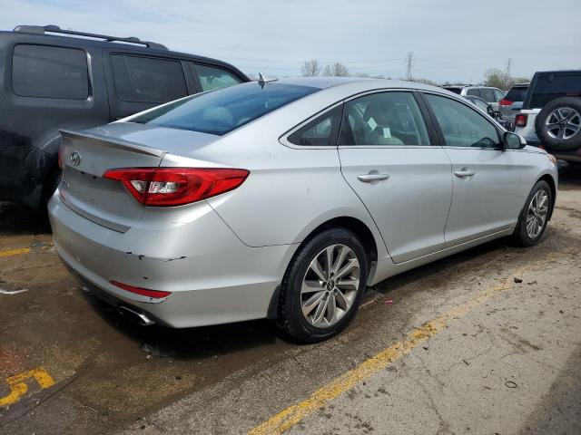 5NPE24AF6FH055798 - 2015 HYUNDAI SONATA SE SILVER photo 3