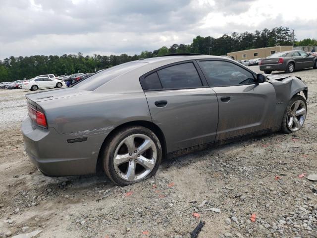 2C3CDXCT5CH305353 - 2012 DODGE CHARGER R/T GRAY photo 3