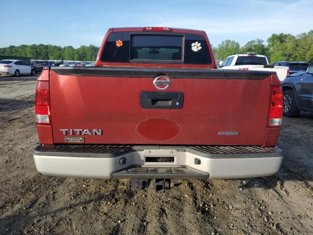 1N6BA0EK0FN513581 - 2015 NISSAN TITAN S RED photo 6