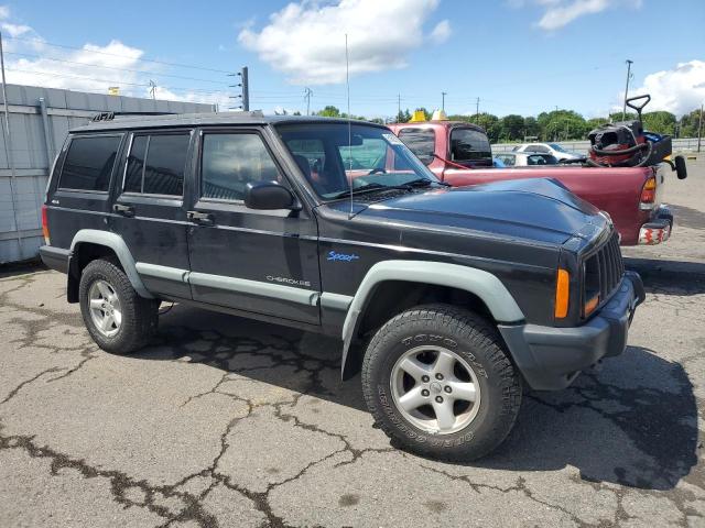 1J4FJ68S1VL558049 - 1997 JEEP CHEROKEE SPORT BLACK photo 4