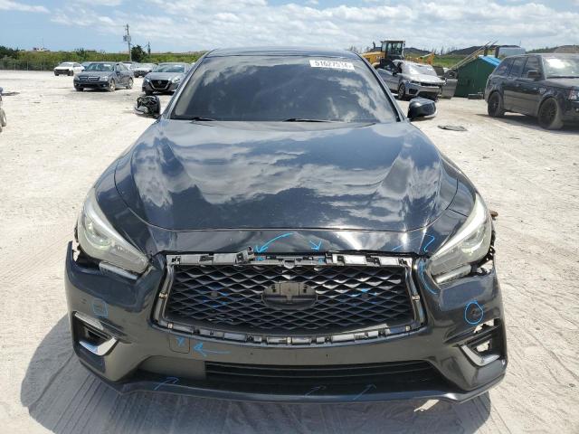 JN1EV7AR6JM434823 - 2018 INFINITI Q50 LUXE BLACK photo 5