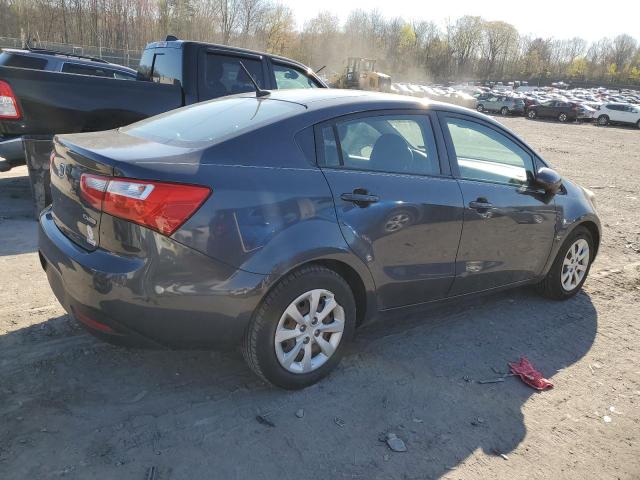 KNADN4A30D6104135 - 2013 KIA RIO EX GRAY photo 3