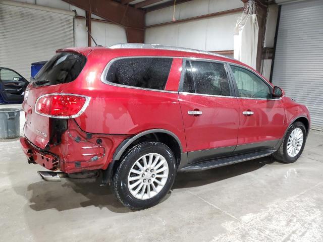 5GAKVCED9CJ117731 - 2012 BUICK ENCLAVE RED photo 3