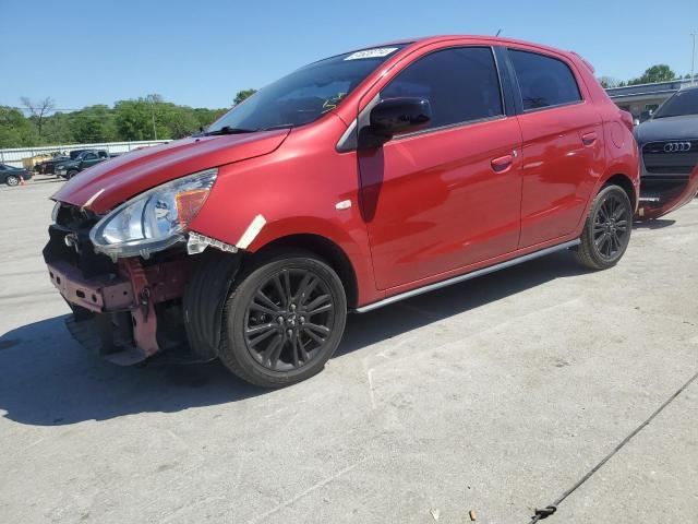 ML32A5HJ2KH008477 - 2019 MITSUBISHI MIRAGE LE RED photo 1