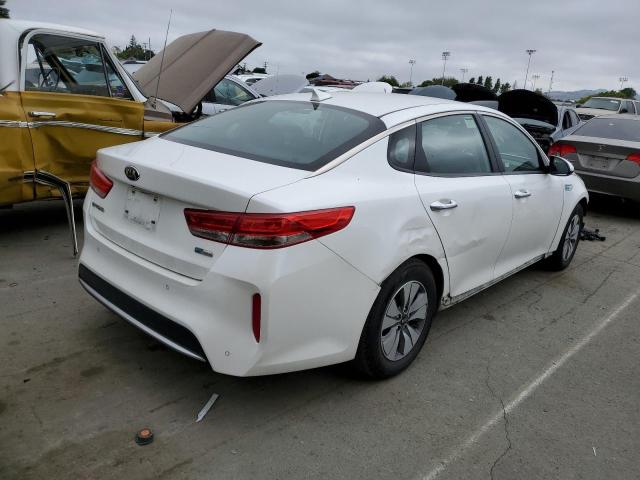 KNAGT4LC6H5006366 - 2017 KIA OPTIMA HYBRID WHITE photo 3