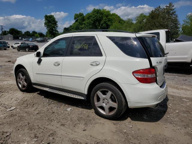 4JGBB72E78A319174 - 2008 MERCEDES-BENZ ML 550 WHITE photo 2