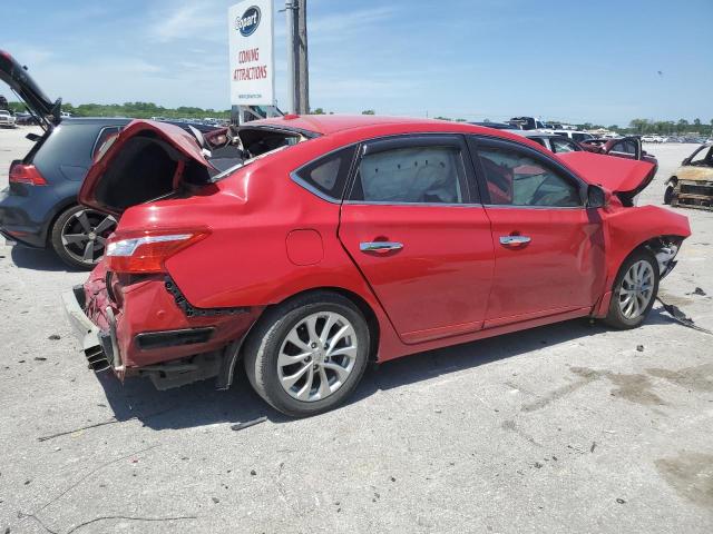 3N1AB7AP1JL649624 - 2018 NISSAN SENTRA S RED photo 3