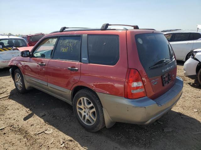 JF1SG67675H715003 - 2005 SUBARU FORESTER 2.5XS LL BEAN RED photo 2