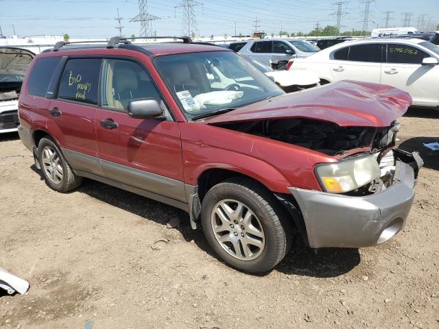 JF1SG67675H715003 - 2005 SUBARU FORESTER 2.5XS LL BEAN RED photo 4