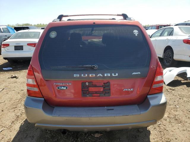 JF1SG67675H715003 - 2005 SUBARU FORESTER 2.5XS LL BEAN RED photo 6