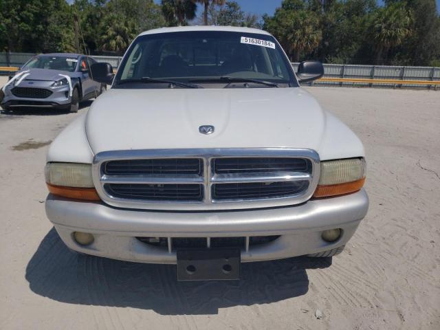 1D7HL48N73S341976 - 2003 DODGE DAKOTA QUAD SLT WHITE photo 5