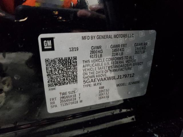 5GAEVAKW8LJ179712 - 2020 BUICK ENCLAVE ESSENCE ლურჯი ფოტო 14