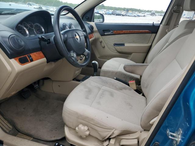 KL1TD56E59B626248 - 2009 CHEVROLET AVEO LS Mavi foto 7