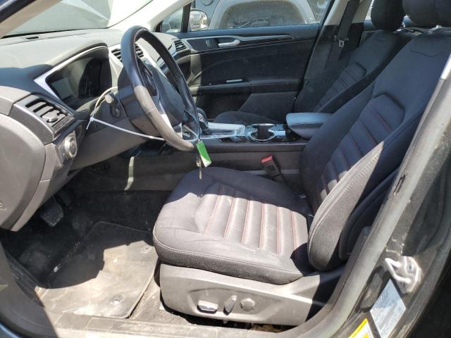 3FA6P0H76FR124053 - 2015 FORD FUSION SE GRAY photo 7