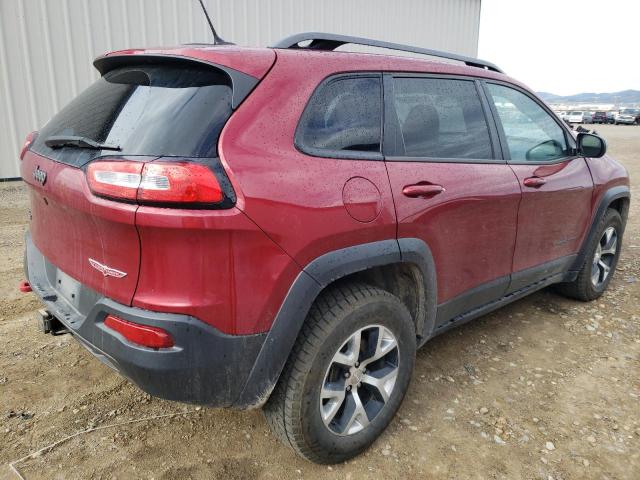 1C4PJMBS1EW298614 - 2014 JEEP CHEROKEE TRAILHAWK ბურგუნდია ფოტო 3