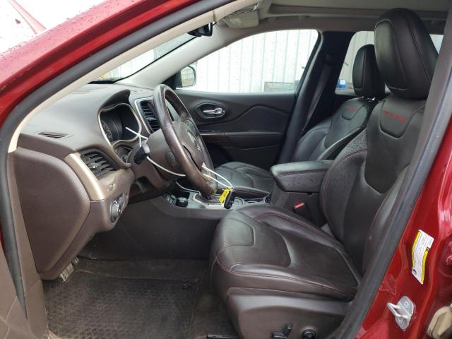 1C4PJMBS1EW298614 - 2014 JEEP CHEROKEE TRAILHAWK ბურგუნდია ფოტო 7