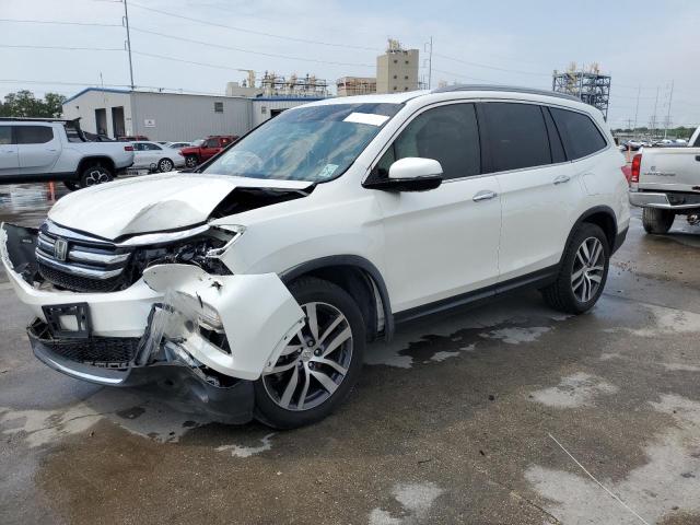 5FNYF6H08GB104384 - 2016 HONDA PILOT ELITE WHITE photo 1