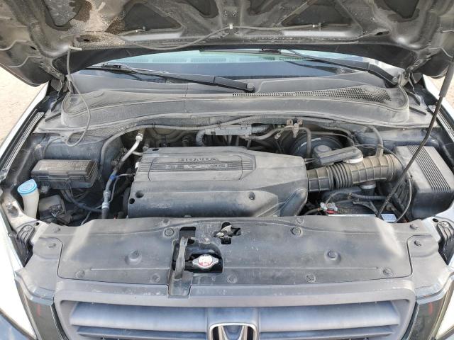 2HKYF18594H622287 - 2004 HONDA PILOT EXL GRAY photo 11