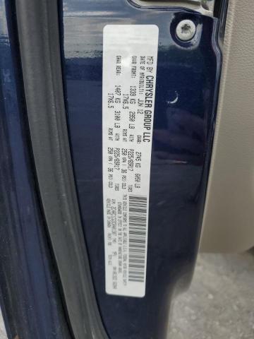 2C4RC1CG3CR401307 - 2012 CHRYSLER TOWN & COU TOURING L BLUE photo 13